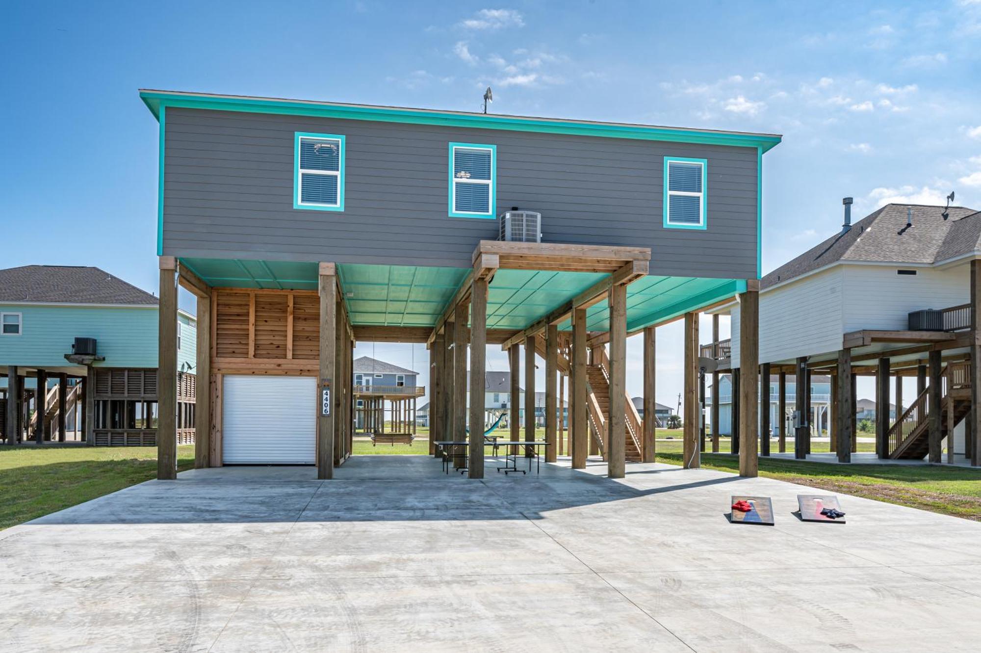 Stylish 4Br Crystal Beach Retreat Walk To Beach Bolivar Peninsula Exteriér fotografie