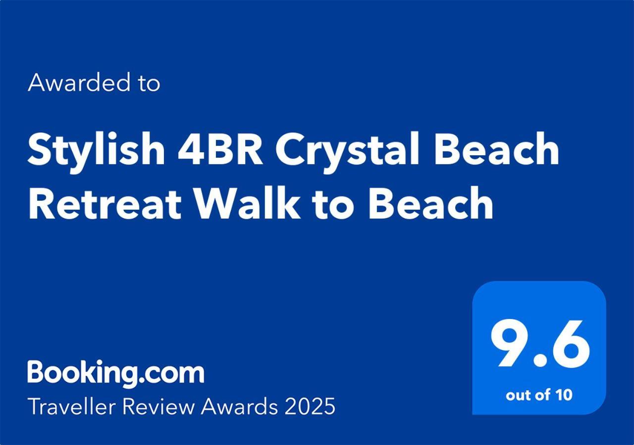 Stylish 4Br Crystal Beach Retreat Walk To Beach Bolivar Peninsula Exteriér fotografie